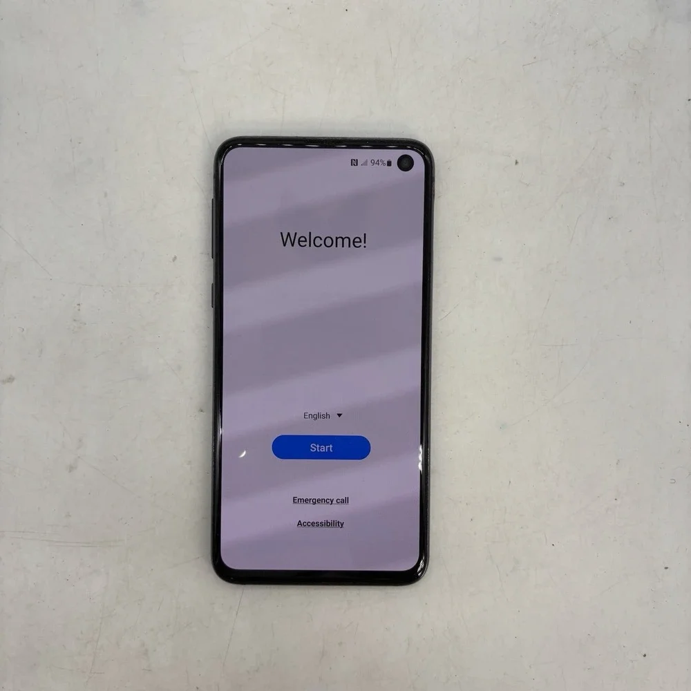 Fair Samsung Galaxy S10e Blue SM-G970U 128GB AT&T Tested Working